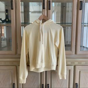 Everlane pastel yellow hoodie